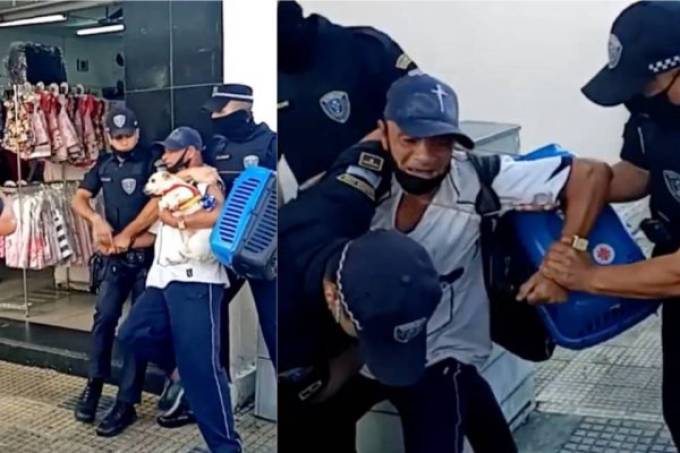 Vídeo Guardas são acusados de agredir idoso com cachorro e ação gera revolta em SP