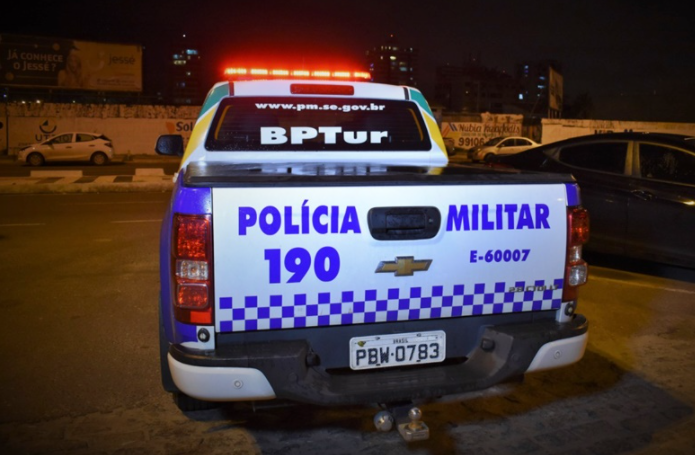 Apos atirar em cachorro e roubar um cavalo suspeito e preso no Povoado Matapua