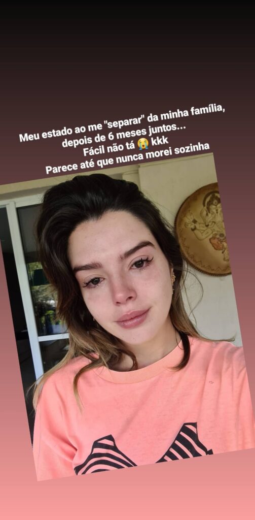 Apos seis meses com familia Giovanna Lancellotti chora ao se despedir