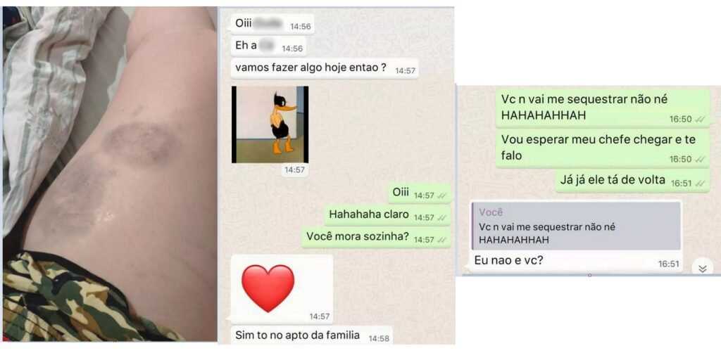 Jovem e estuprada por homem apos marcar encontro com mulher pelo Tinder