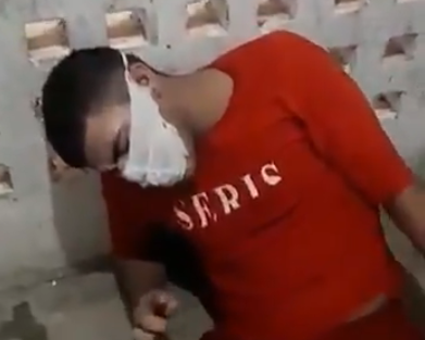 Presos agonizam no chao com falta de ar em presidio de Alagoas veja video