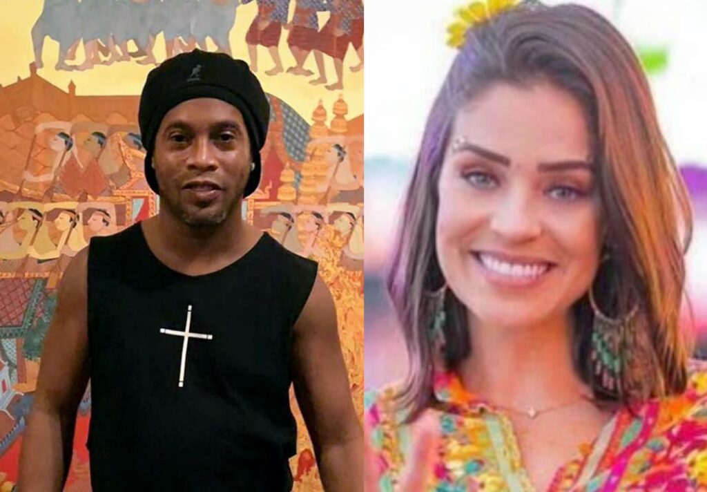 Ronaldinho Gaucho e visto em festa ao lado da ex namorada
