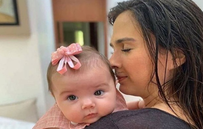 Tata Werneck erra nome da filha de proposito e ela a corrige veja video