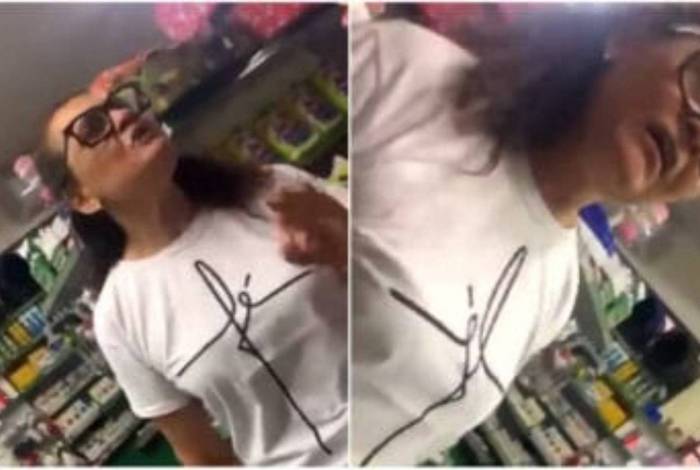 Video mostra ataque de mulher a casal gay dentro de pet shop
