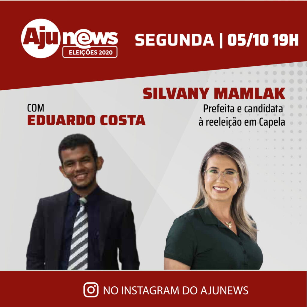 Prefeita de Capela, Silvany Mamlak é entrevistada pelo AjuNews nesta segunda (5)