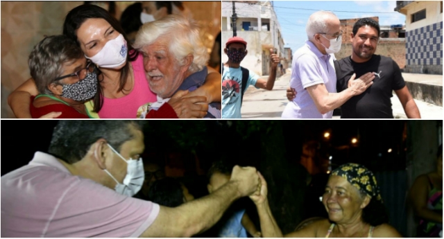 Candidatos a prefeitura de Aracaju descumprem medida de distanciamento social durante eventos de campanha 3