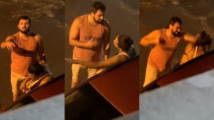 Homem que deu 11 socos na ex namorada e preso na Bahia