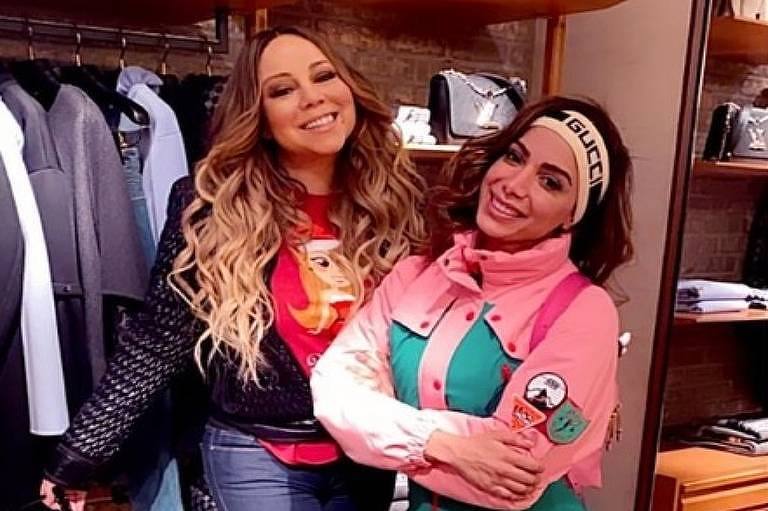Mariah Carey se declara para Anitta apos brasileira compartilhar recebidos no Instagram