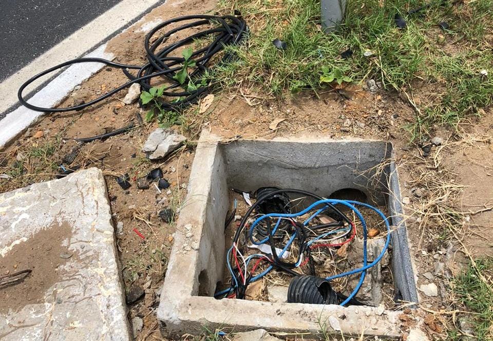 Numero de furtos de cabos de semaforos ultrapassa o dobro em Aracaju em relacao ao ano passado