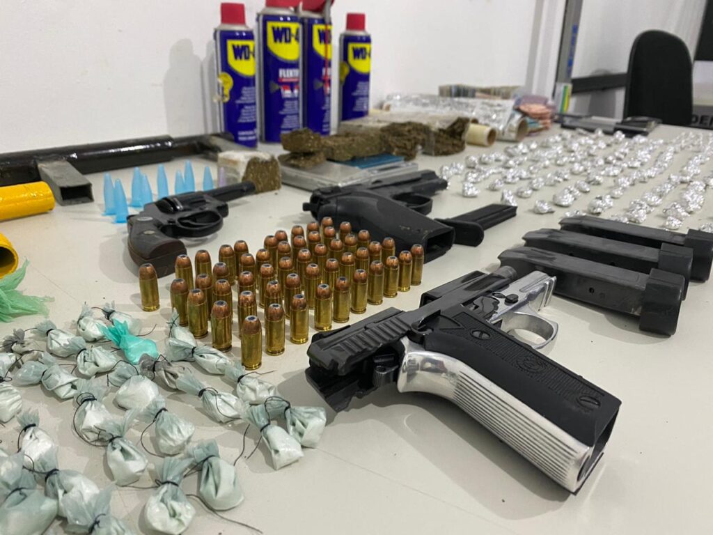 Policia desarticula grupo criminoso responsavel por trafico de drogas e homicidios na Grande Aracaju