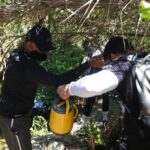 Policia faz reconstituicao do desaparecimento de jovem na Serra da Miaba 2