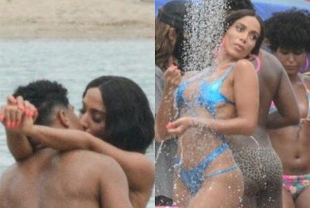Anitta beija muito em gravacao de clipe no Piscinao de Ramos no Rio de Janeiro veja video e1605640947939
