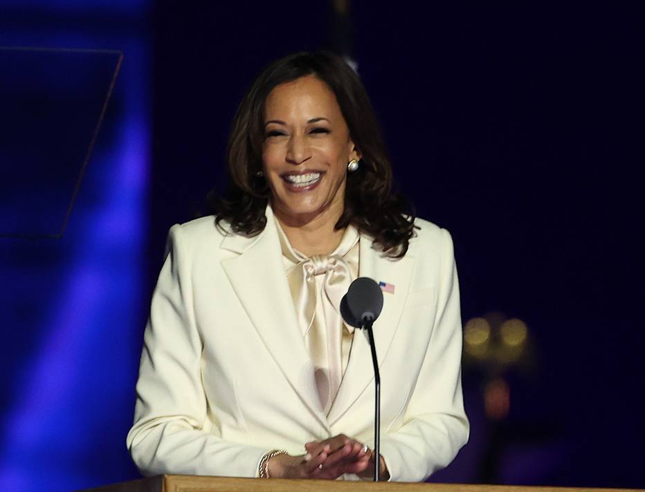 Em discurso Kamala Harris fala sobre representatividade e afirma que nao sera a ultima mulher no cargo