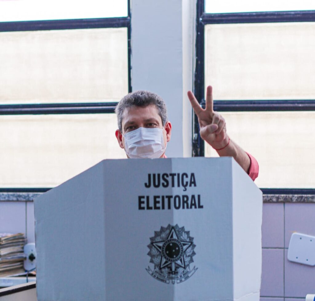 Estou com muita conviccao que estaremos no segundo turno diz Marcio Macedo
