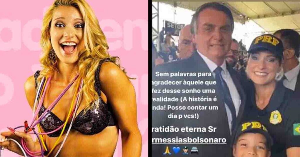 Ex loira do Tchan e aprovada em concurso da Policia Rodoviaria Federal