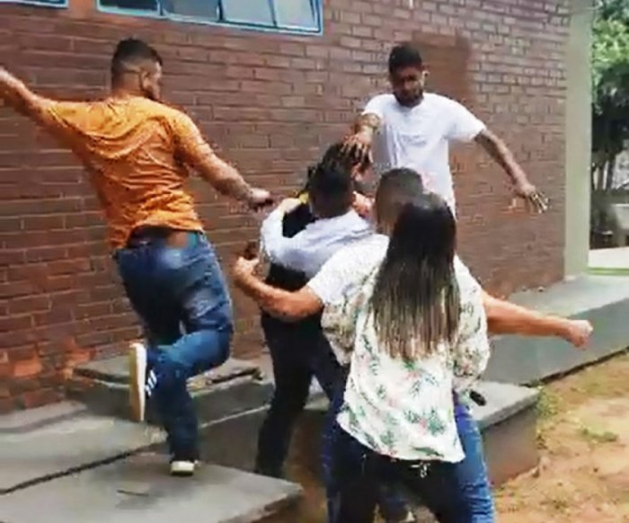 Funcionario do TRE e agredido por vereador apos discussao em Tocantins veja video