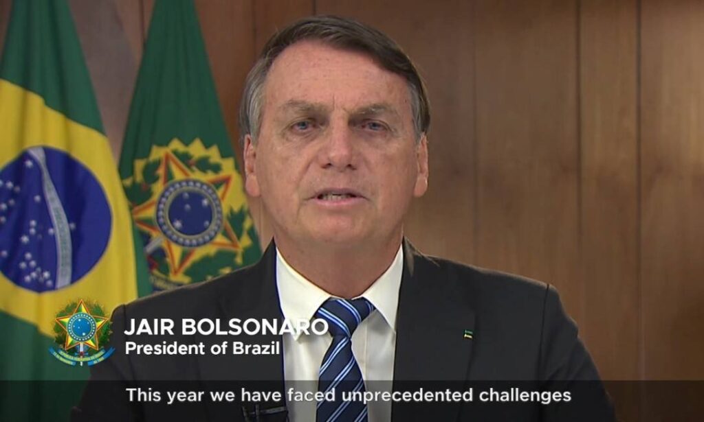 No G20 Bolsonaro diz que esta certo na forma como combate a pandemia da covid 19 no Brasil
