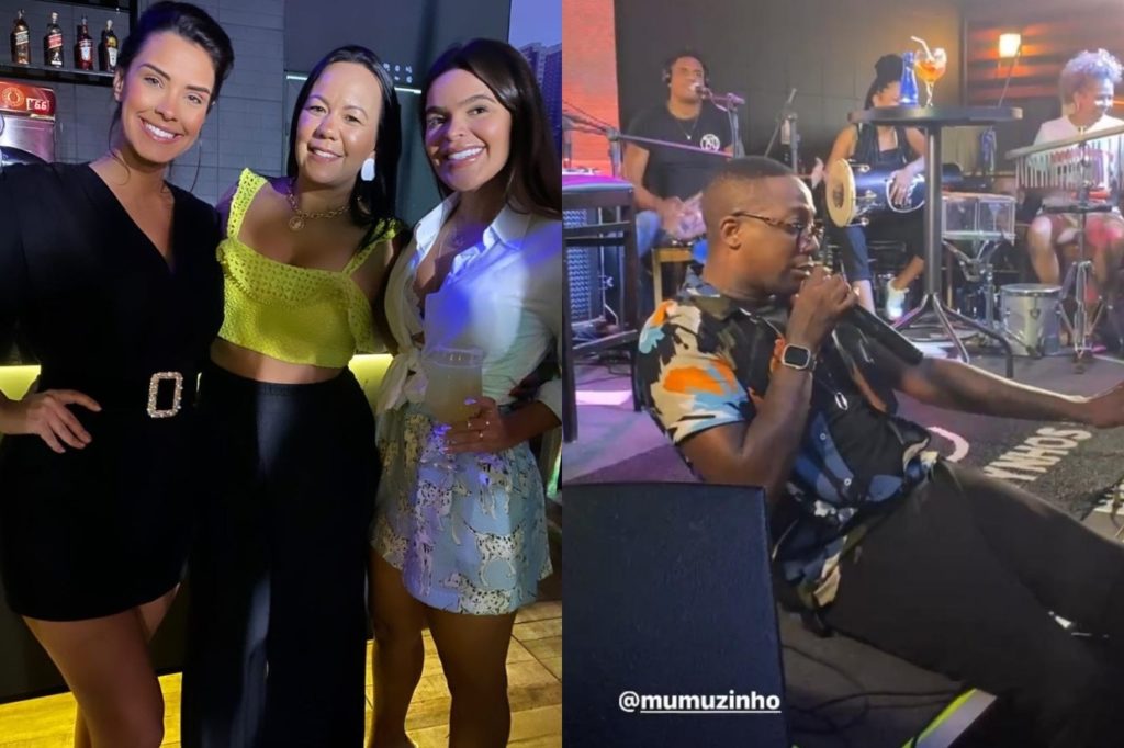 Apos separacao Ivy Moraes curte noitada com as amigas