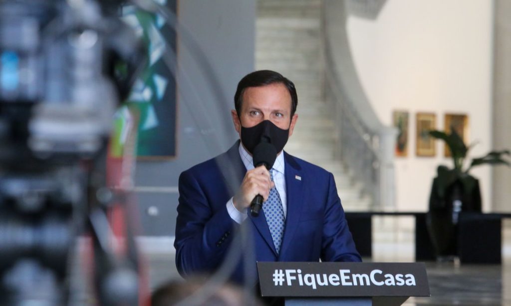 Doria pretende ir ao STF para iniciar vacinacao contra covid 19 em janeiro
