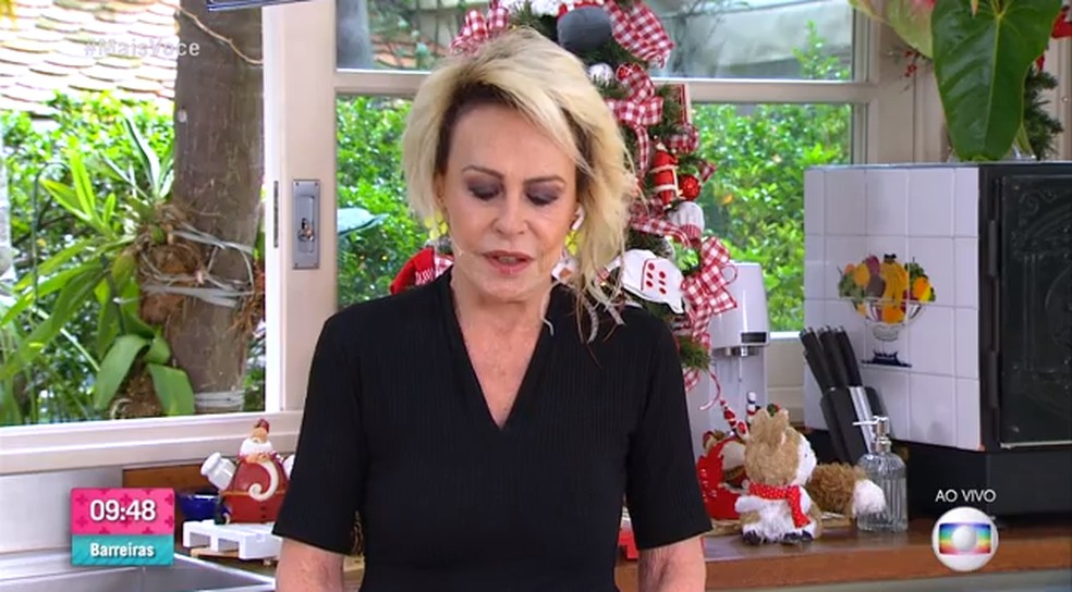 Em retrospectiva do Mais Voce Ana Maria Braga relembra casamento com frances Johnny Lucet