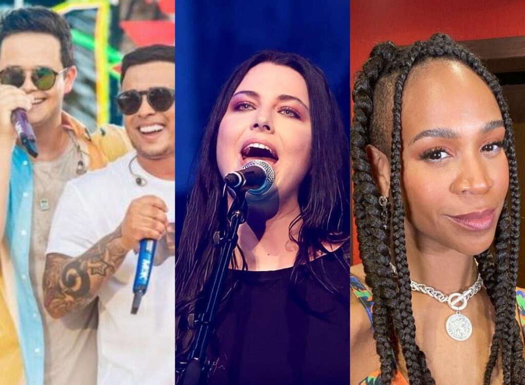 Lives Matheus e Kauan Evanescence Liam Gallagher sao algumas atracoes deste sabado 5