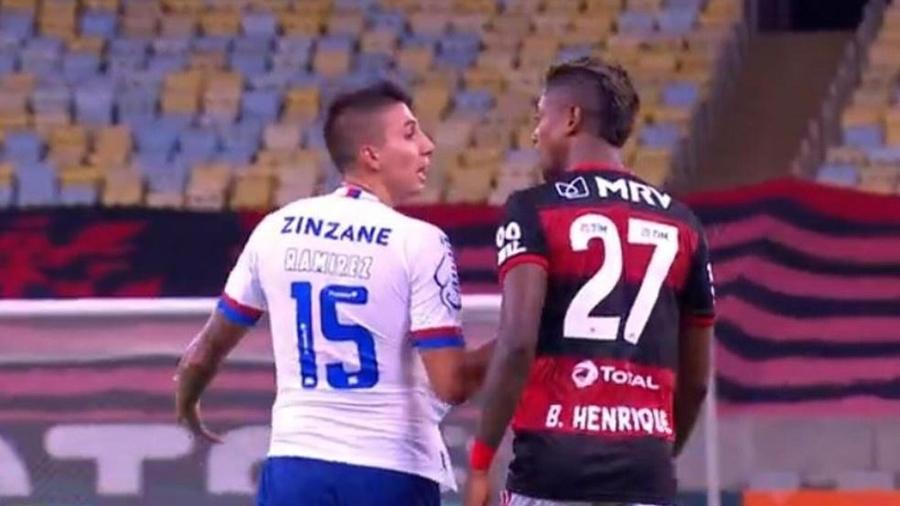 Pericia contratada pelo Bahia aponta que Ramirez nao chamou Bruno Henrique de seu negro