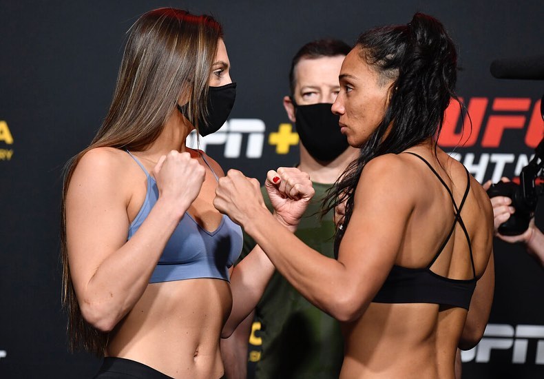 UFC Confronto entre brasileira e americana e cancelado por diagnostico de covid 19