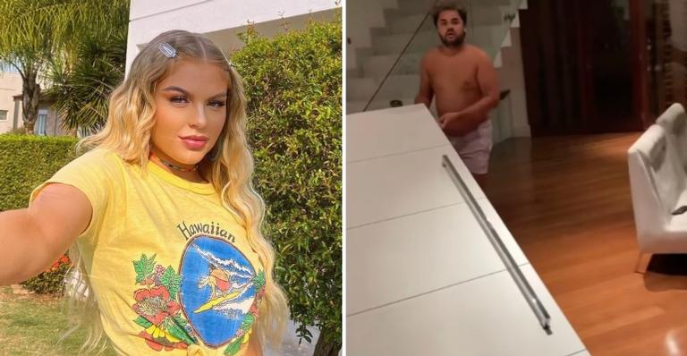 Amigos derrubam porta da mansao de Luisa Sonza veja videos