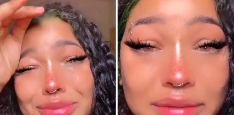 Apos polemica com Nego do Borel Lisa Barcelos aparece chorando em video