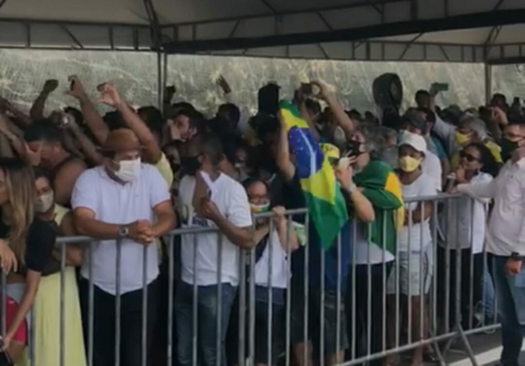Belivaldo e vaiado durante discurso em inauguracao de ponte em Propria