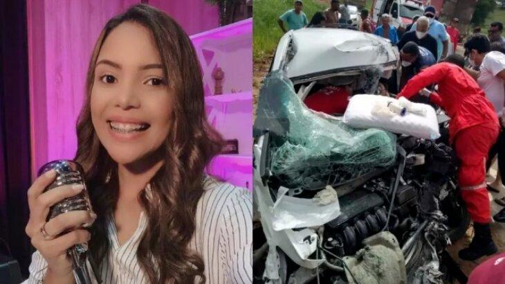 Cantora gospel Amanda Wanessa sofre acidente grave em Pernambuco e esta internada