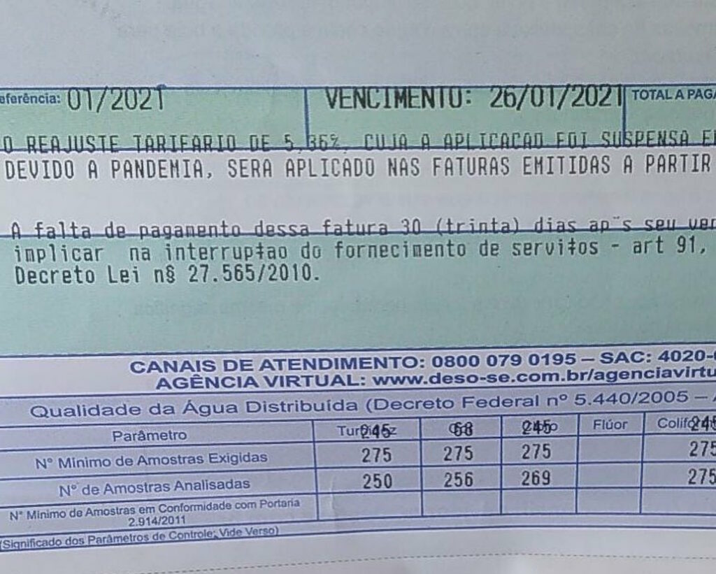 Georgeo-denuncia-aviso-da-Deso-para-aumento-de-5%-nas-contas-de-água-a-partir-de-fevereiro