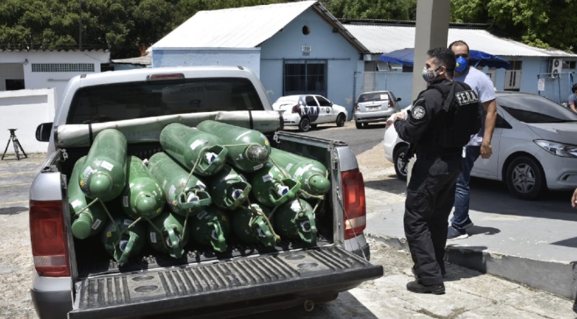 Justica do Amazonas determina apreensao de cilindros de oxigenio da White Martins