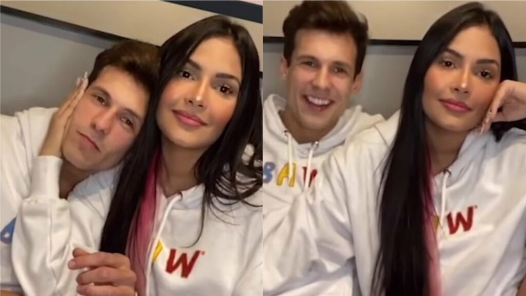 Modelo de 23 anos assume namoro com Flay e se declara a ex BBB Mulher da minha vida