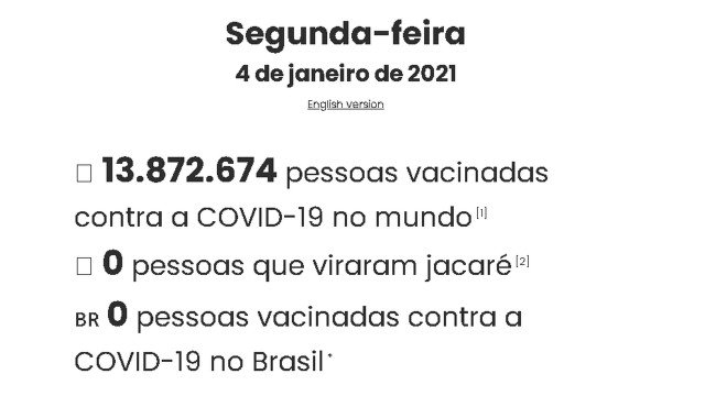 Plataforma-“Jacaré-Tracker”-ironiza-Bolsonaro-e-monitora-pessoas-vacinadas-contra-covid-19-pelo-mundo