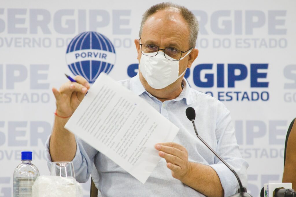 Temos camaras frias que vao abrigar as vacinas e transporta las na temperatura ideal diz Belivaldo Chagas