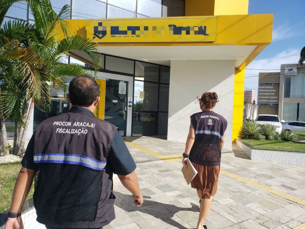 Agencias bancarias sao fiscalizadas em Aracaju para cumprimentos de normas de combate a covid 19