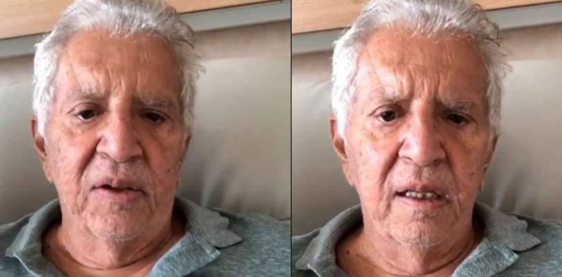 Aos 84 anos Carlos Alberto de Nobrega e internado com covid 19