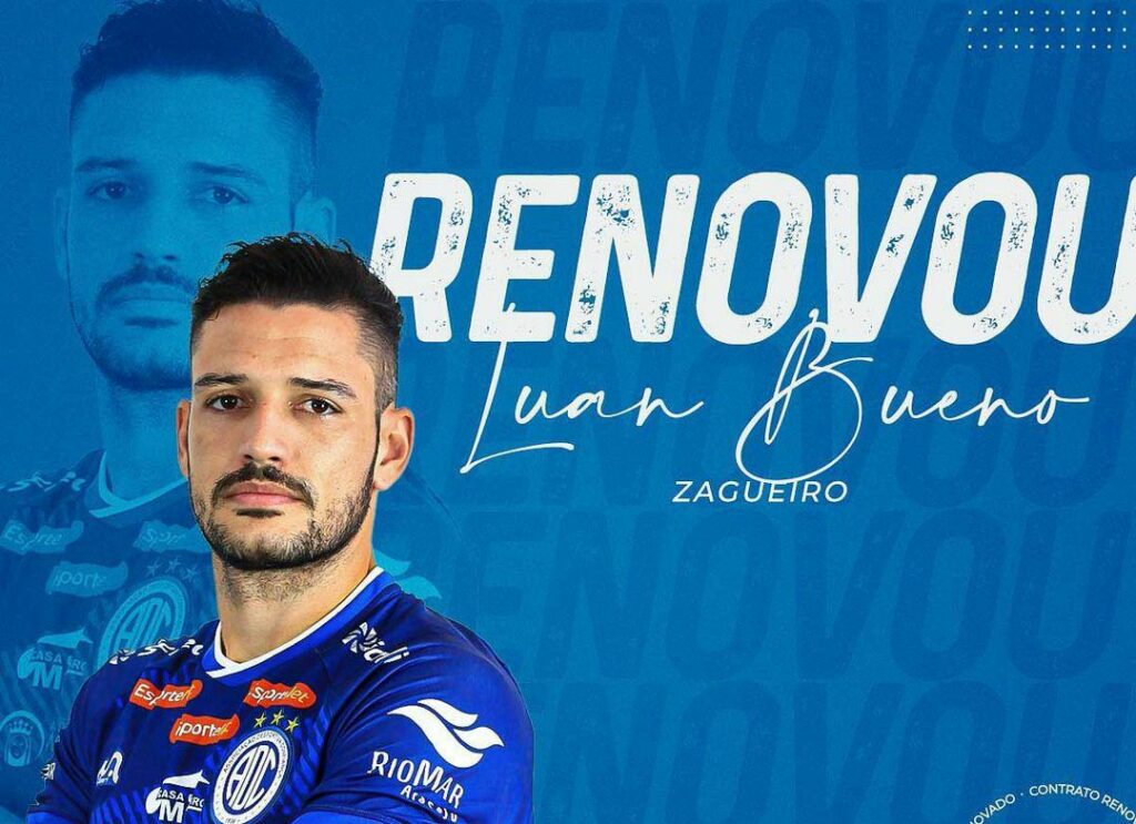 Confianca anuncia primeiro jogador a renovar contrato com clube azulino