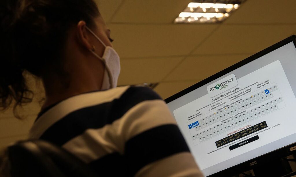 Gabaritos do Enem digital serao divulgados nesta quarta feira 10