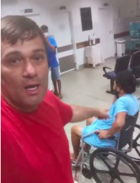 Homem recebe informação errada em hospital, fala em ‘matar’ governador e vê mãe falecer em Glória