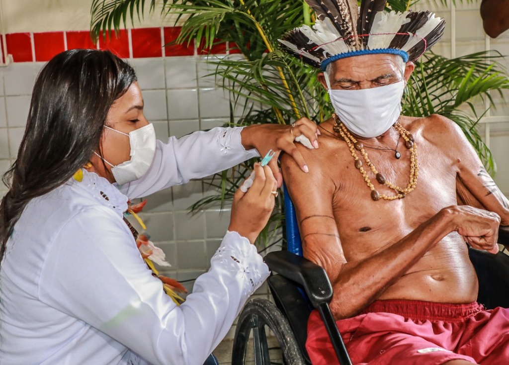 Mais de 80 dos indigenas aldeados em Sergipe receberam doses de vacina contra covid 19 diz SES