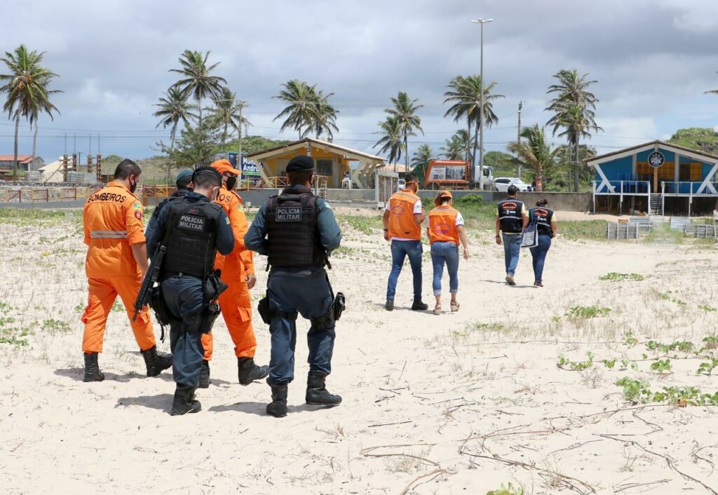 Acesso Proibido Praias de Sergipe estao fechadas neste final de semana