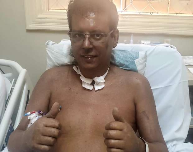 Apos 42 dias intubado com covid 19 homem recebe alta e ganha na Mega Sena