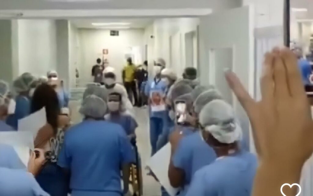 Apos quase uma semana internado supervisor da Quadrangular deixa UTI de hospital em Aracaju veja video