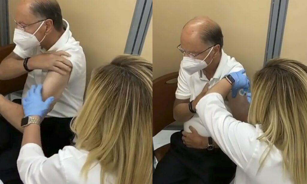 Bispo Edir Macedo e vacinado contra covid 19 no Estados Unidos