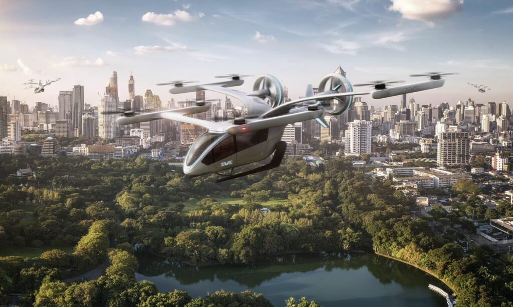 Embraer apresenta prototipo de carro voador eletrico