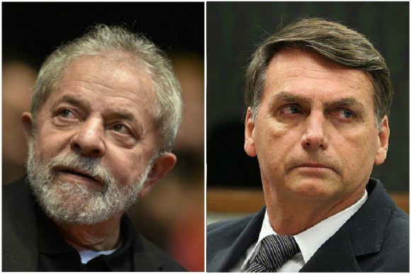 Lula e Bolsonaro