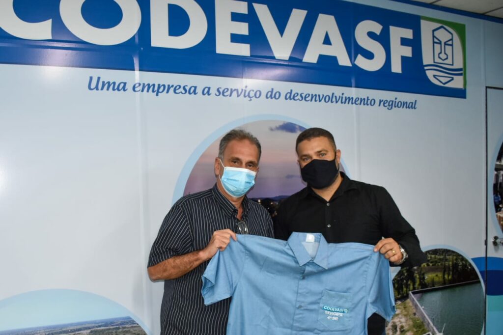 Marcos Alves Filho e o novo superintendente da Codevasf em Sergipe