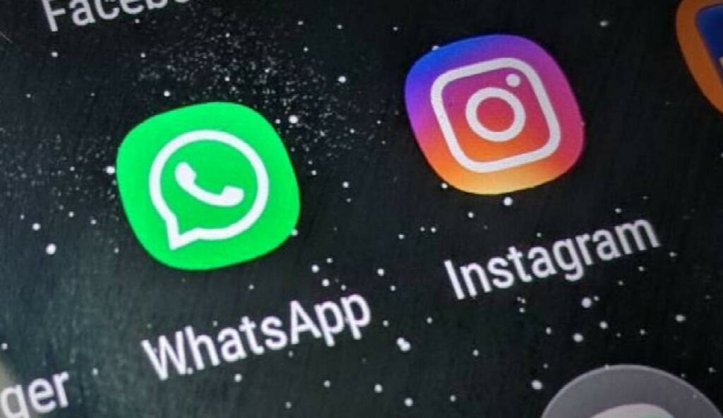 Usuarios apontam queda do servico do WhatsApp e Instagram